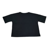 Juicy Couture T-Shirt Girocollo Tinta Unita con Stampa per Bambina JBX6629 NERO JUICY COUTURE 