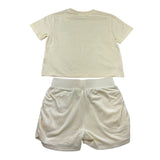 Juicy Couture Completo 2 Pezzi T-Shirt-Short per Bambina JBX6675 GIALLO JUICY COUTURE 