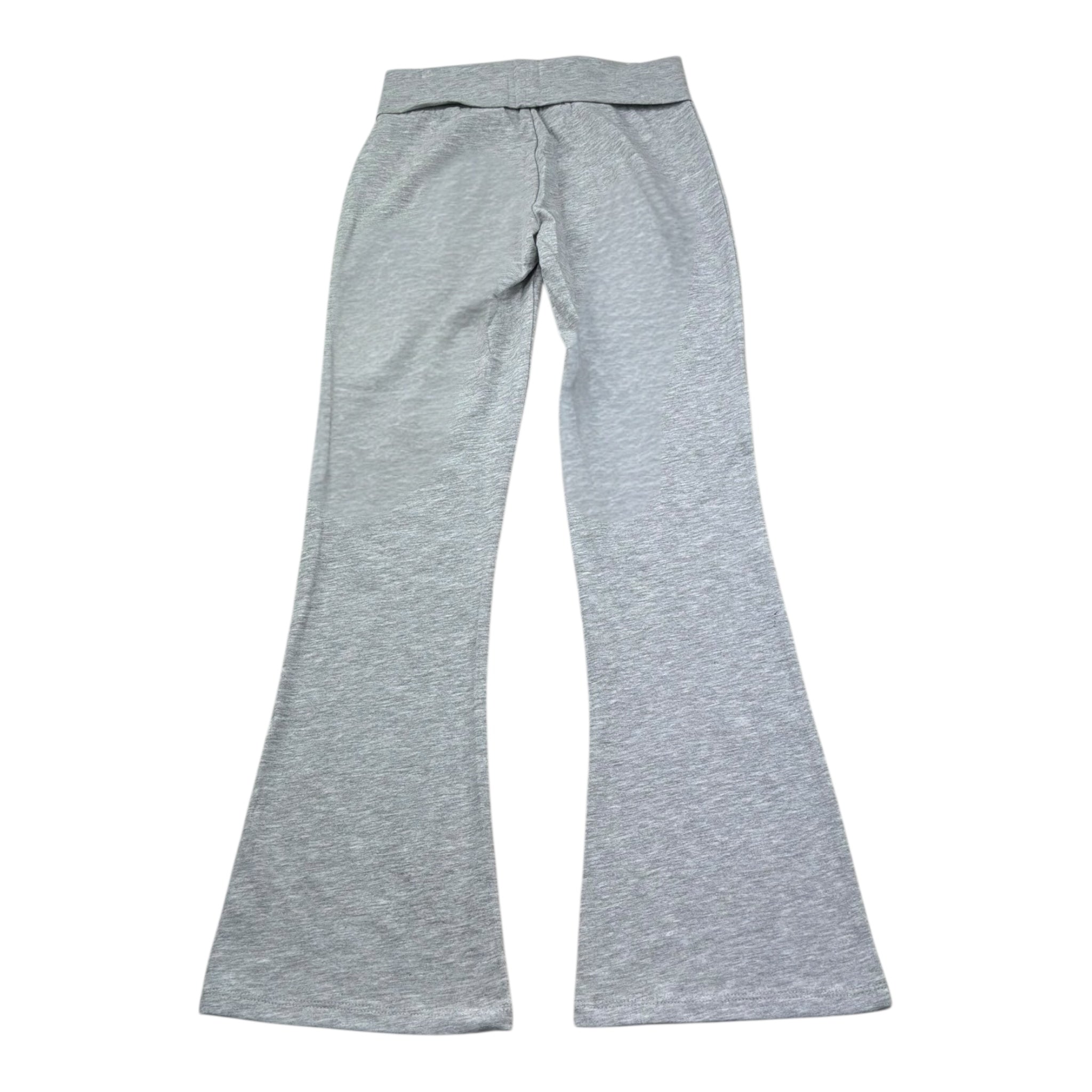 Juicy Couture Pantalone Tinta Unita Modello A Zampa con Stampa per Bambina JBX6689 GRIGIO JUICY COUTURE 
