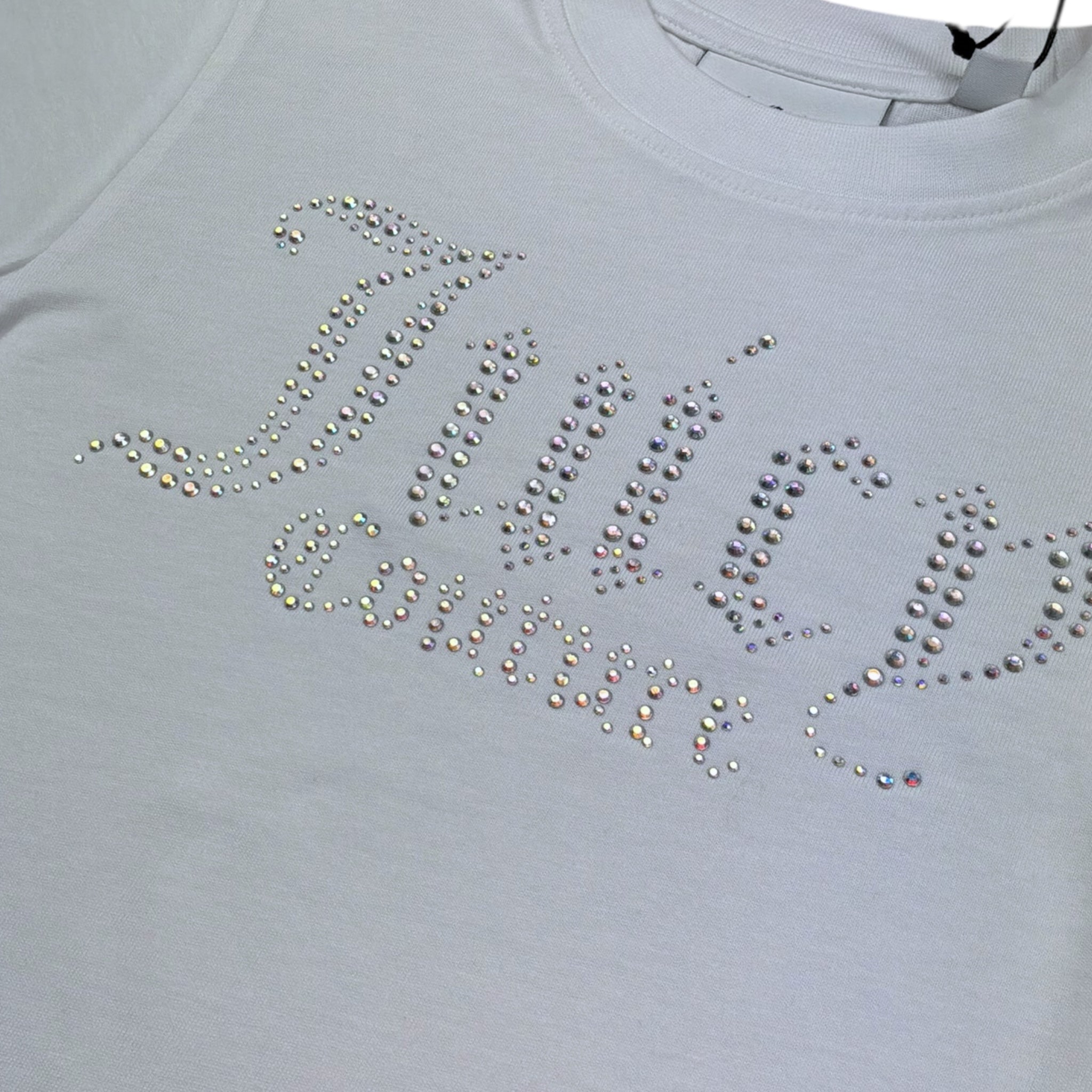 Juicy Couture Completo 2 Pezzi T-Shirt-Short per Bambina JBX6697 BIANCO JUICY COUTURE 