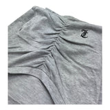 Juicy Couture Felpa con Cappuccio Tinta Unita per Bambina JBX6698 GRIGIO JUICY COUTURE 