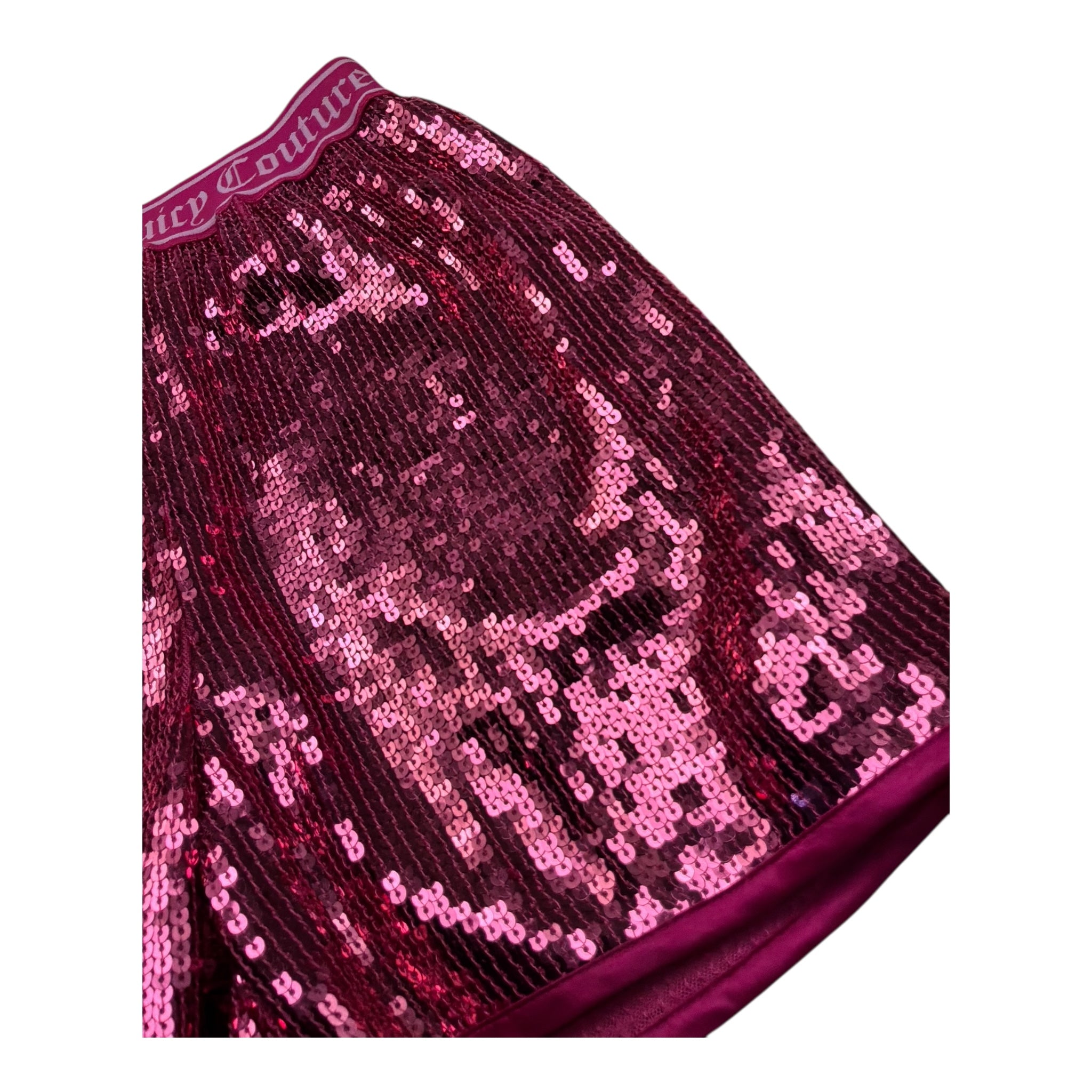 Juicy Couture Short Tinta Unita con Paillettes per Bambina JBX6704 FUXIA JUICY COUTURE 