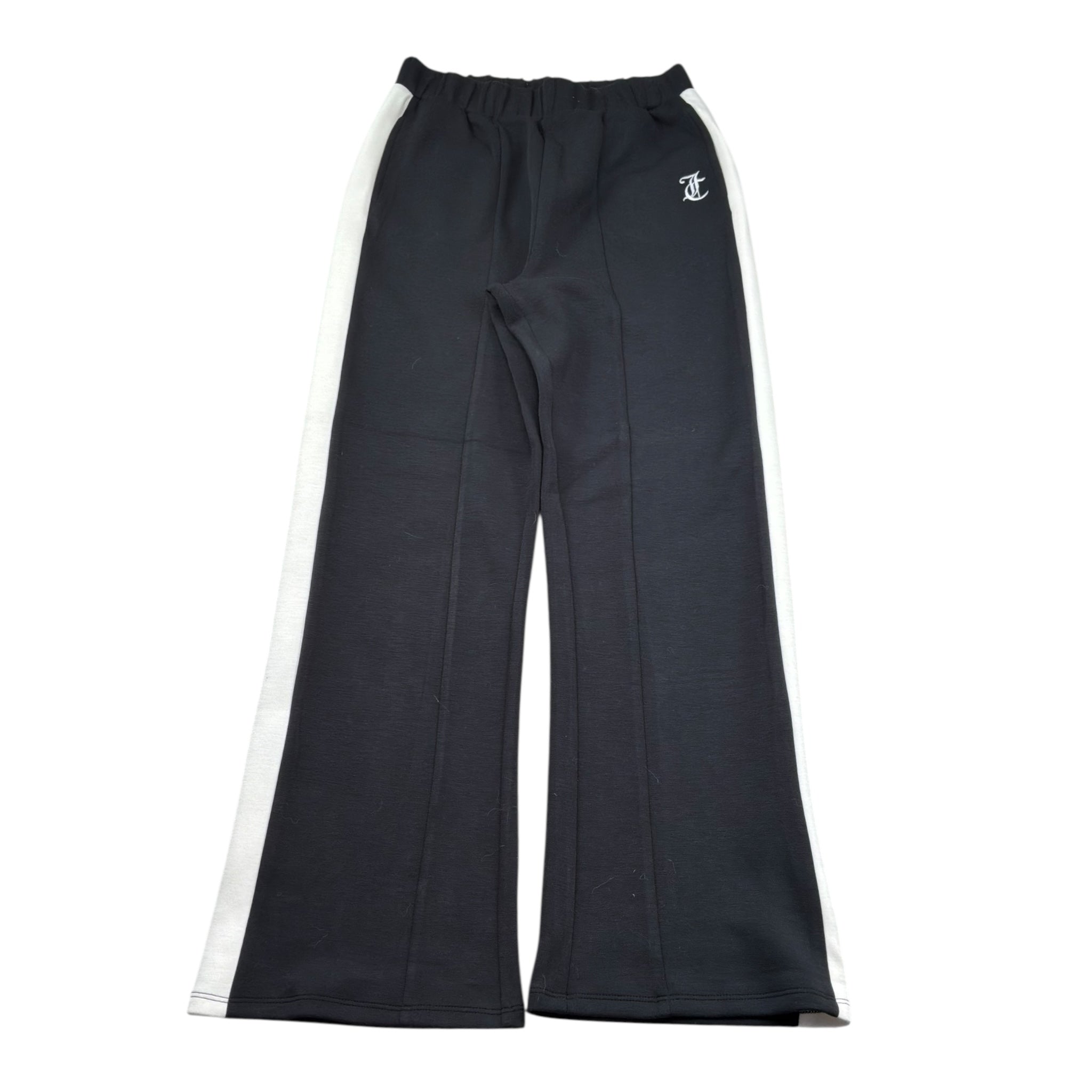 Juicy Couture Pantalone Tinta Unita con Profili In Contrasto per Bambina JBX6715 NERO JUICY COUTURE 