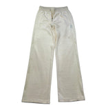 Juicy Couture Pantalone A Palazzo Tinta Unita In Velluto per Bambina JBX6746 PANNA JUICY COUTURE 