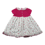 Juliana Abito Bicolore Mezza Manica Bianco per Neonata 25119 BIANCO JULIANA 