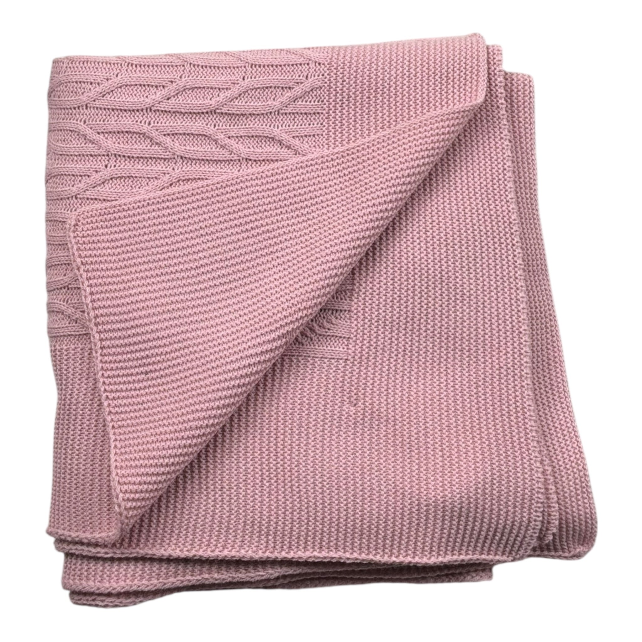 Juliana Coperta Tinta Unita con Ricami per Neonata J6028 ROSA JULIANA 
