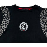Just Cavalli Maglia Girocollo Tinta Unita con Stampa per Bambina JBP26032FE NERO JUST CAVALLI 