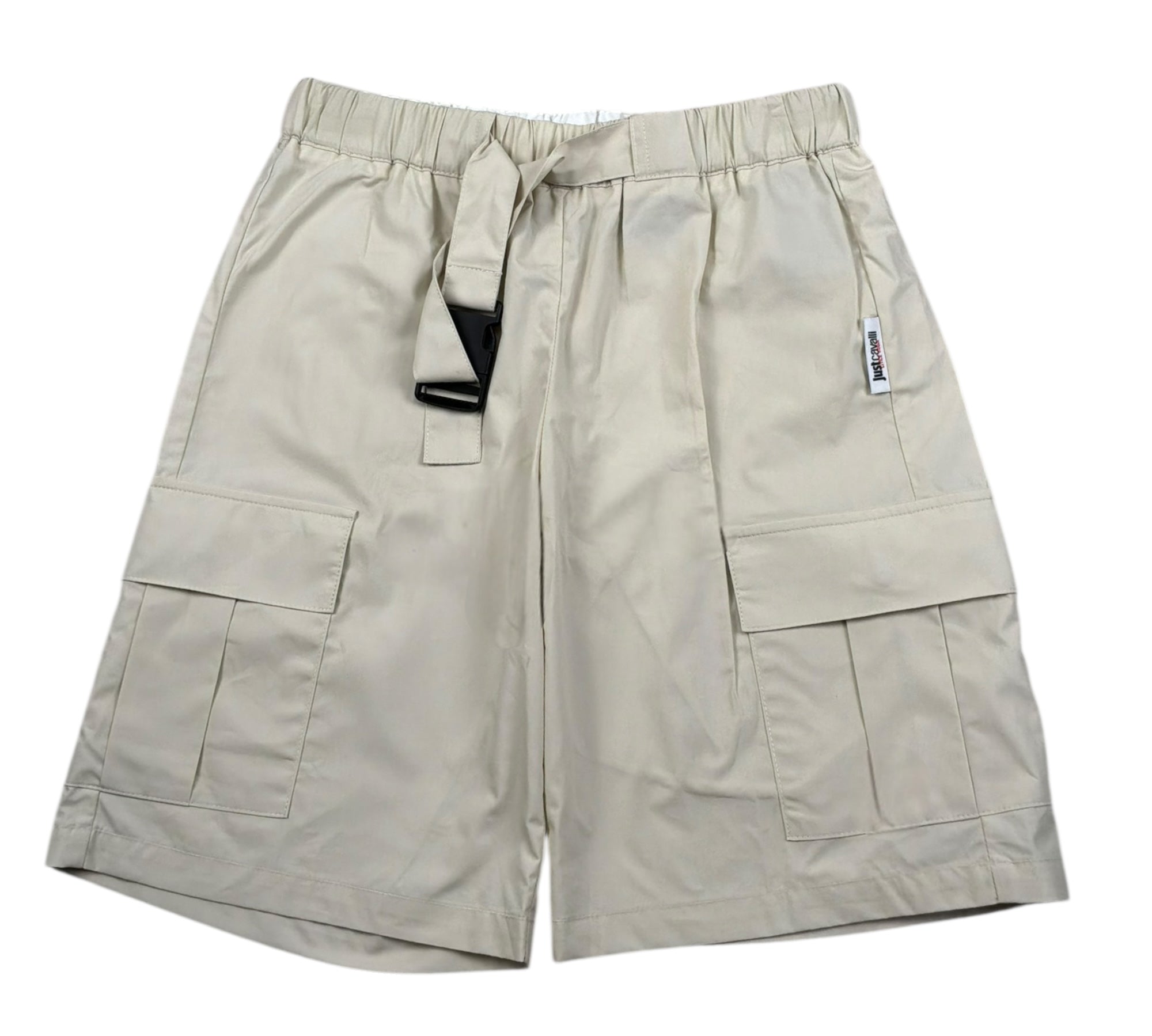 Just Cavalli Bermuda Tinta Unita con Elastico In Vita per Bambino JBP26137BE BEIGE JUST CAVALLI 