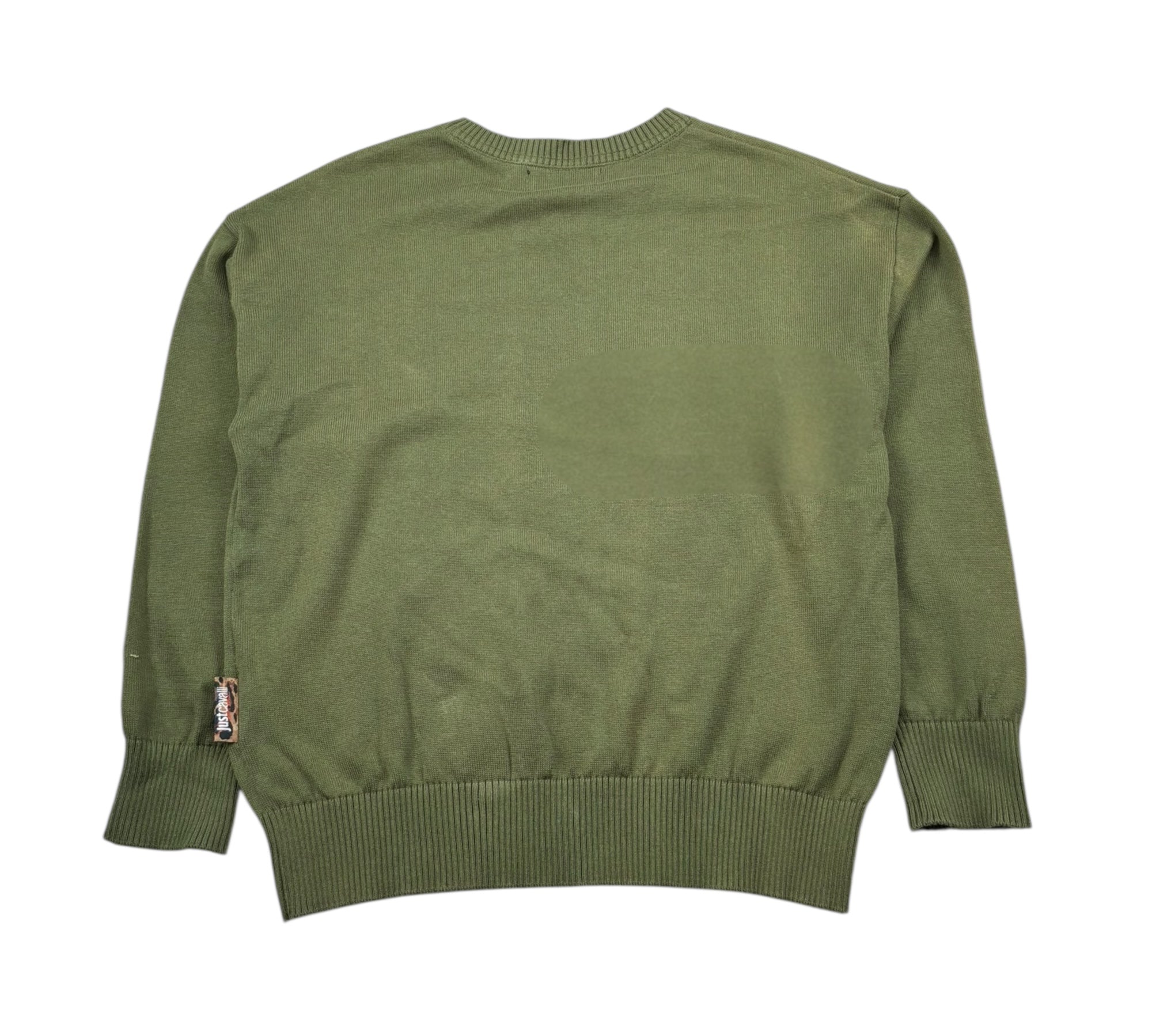 Just Cavalli Maglia Girocollo Tinta Unita con Stampa per Bambino JBP26145MA VERDE JUST CAVALLI 