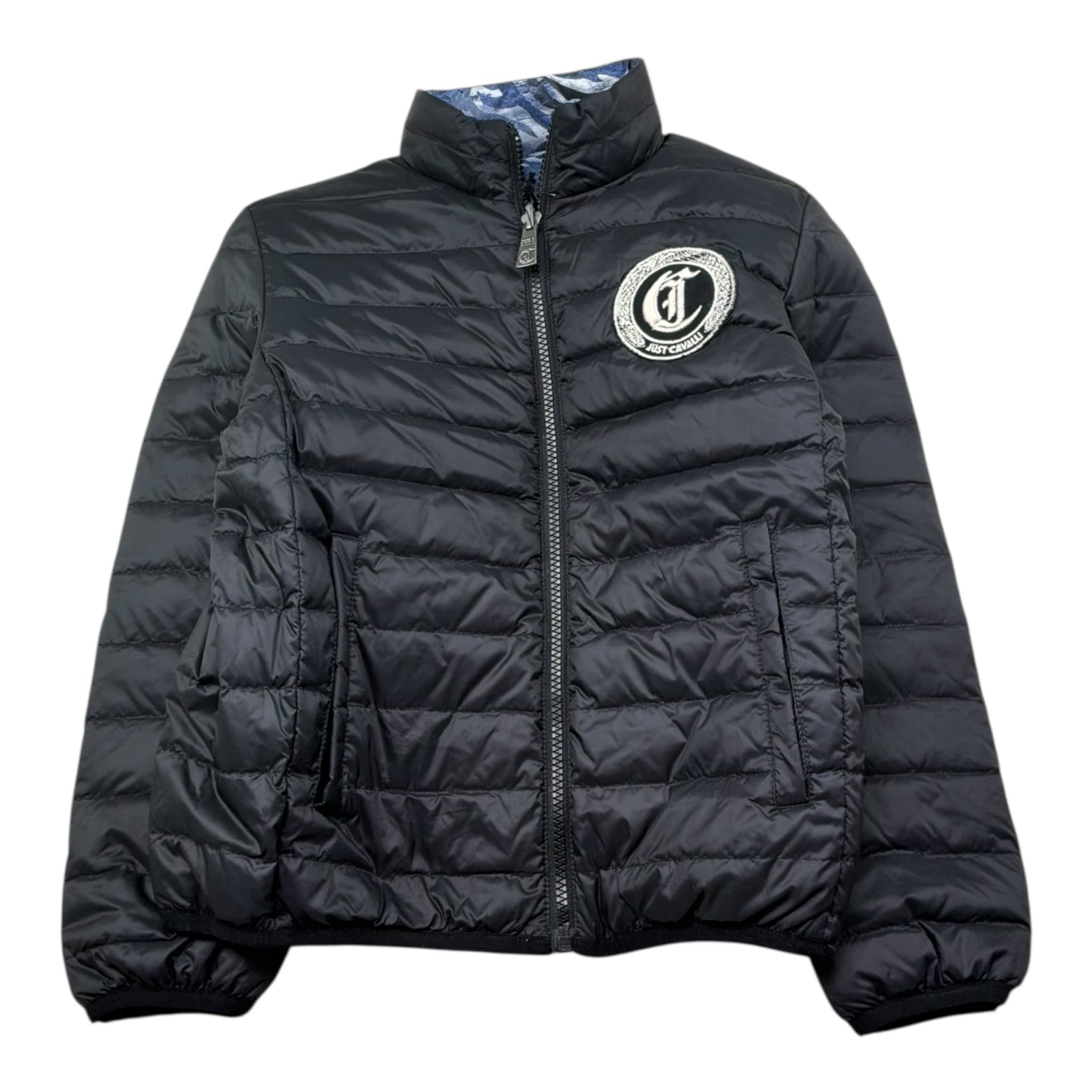 Just Cavalli Giubbino Reversibile Bicolore per Bambino JBP26147PI NERO/BLU JUST CAVALLI 