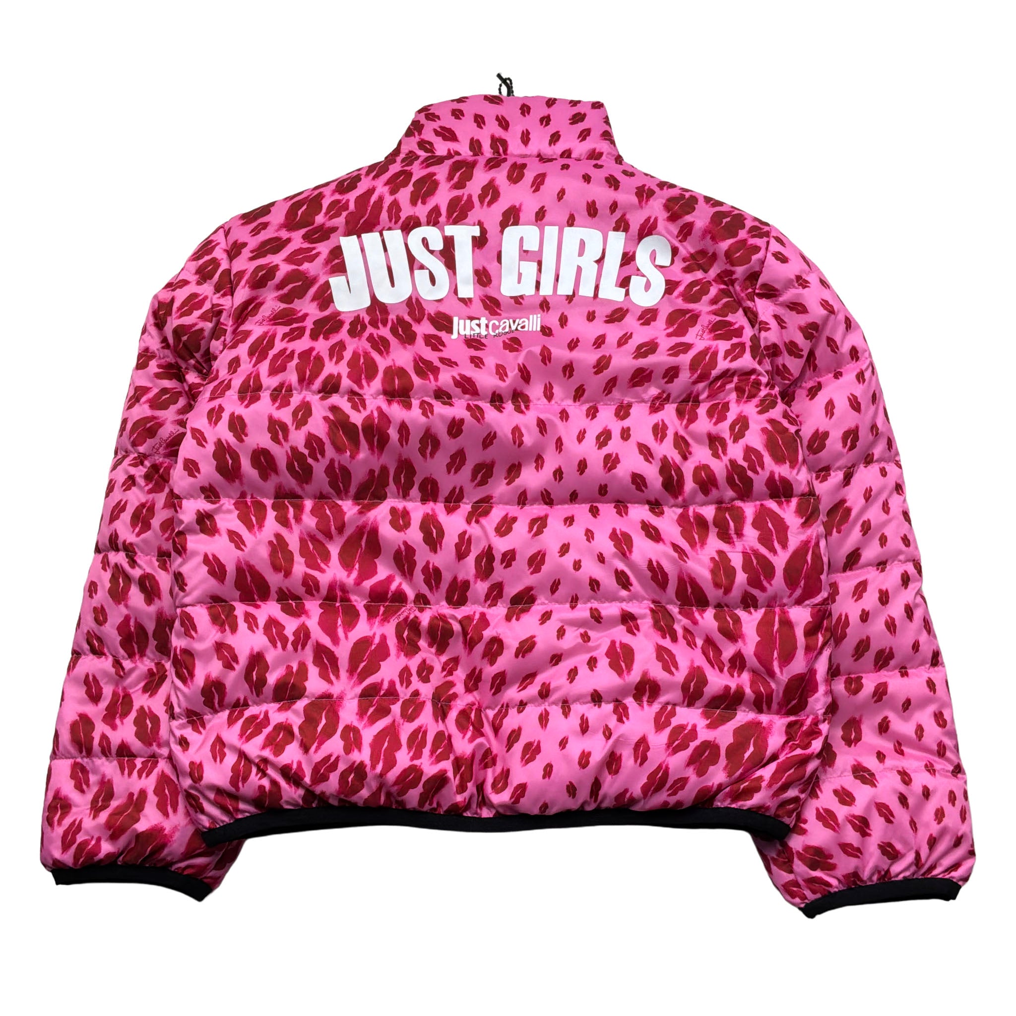 Just Cavalli Giubbino Reversibile con Stampe Baci per Bambina JGP2601GB ROSA JUST CAVALLI 