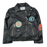 Just Cavalli Giubbino Ecopelle Tinta Unita per Bambino JGP260205GB NERO JUST CAVALLI 
