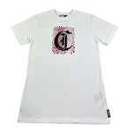 Just Cavalli Abito Mezza Manica Tinta Unita con Brillantini per Bambina JGP26032VE BIANCO JUST CAVALLI 