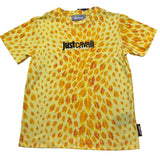 Just Cavalli T-Shirt Girocollo Stampa Fantasia per Bambina JGP26045TS GIALLO JUST CAVALLI 