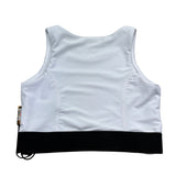 Just Cavalli Top Giromanica Tinta Unita con Logo per Bambina JGP26055TO BIANCO JUST CAVALLI 