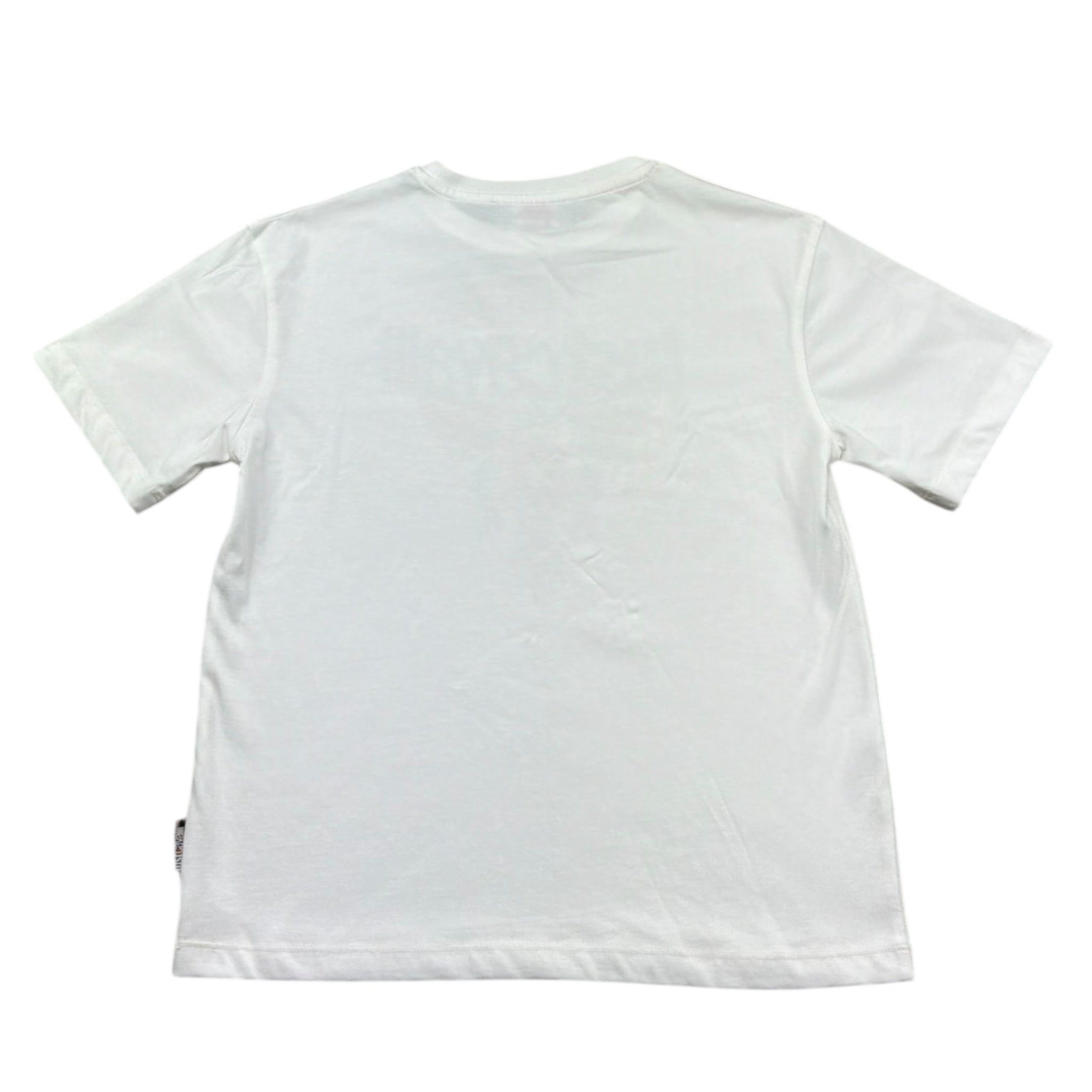Just Cavalli T-Shirt Girocollo Tinta Unita con Stampa per Bambina JGP26114TS BIANCO JUST CAVALLI 