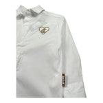 Just Cavalli Camicia Manica Lunga Tinta Unita con Ricamo per Bambina JGP26172CA BIANCO JUST CAVALLI 