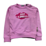 Just Cavalli Felpa Chiusa Girocollo Tinta Unita con Stampa per Neonata JIP26016FE ROSA JUST CAVALLI 