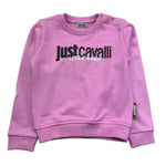 Just Cavalli Felpa Chiusa Girocollo Tinta Unita con Stampa per Neonata JIP26028FE ROSA JUST CAVALLI 