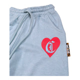 Just Cavalli Pantalone Tuta Tinta Unita con Logo per Neonata JIP26034PA AZZURRO JUST CAVALLI 