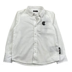 Just Cavalli Camicia Manica Lunga Tinta Unita con Ricamo Logo per Neonato JIP26066CA BIANCO JUST CAVALLI 