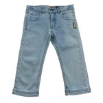 Just Cavalli Jeans Tinta Unita con Girovita Regolabile per Neonata JIP26074JE AZZURRO JUST CAVALLI 