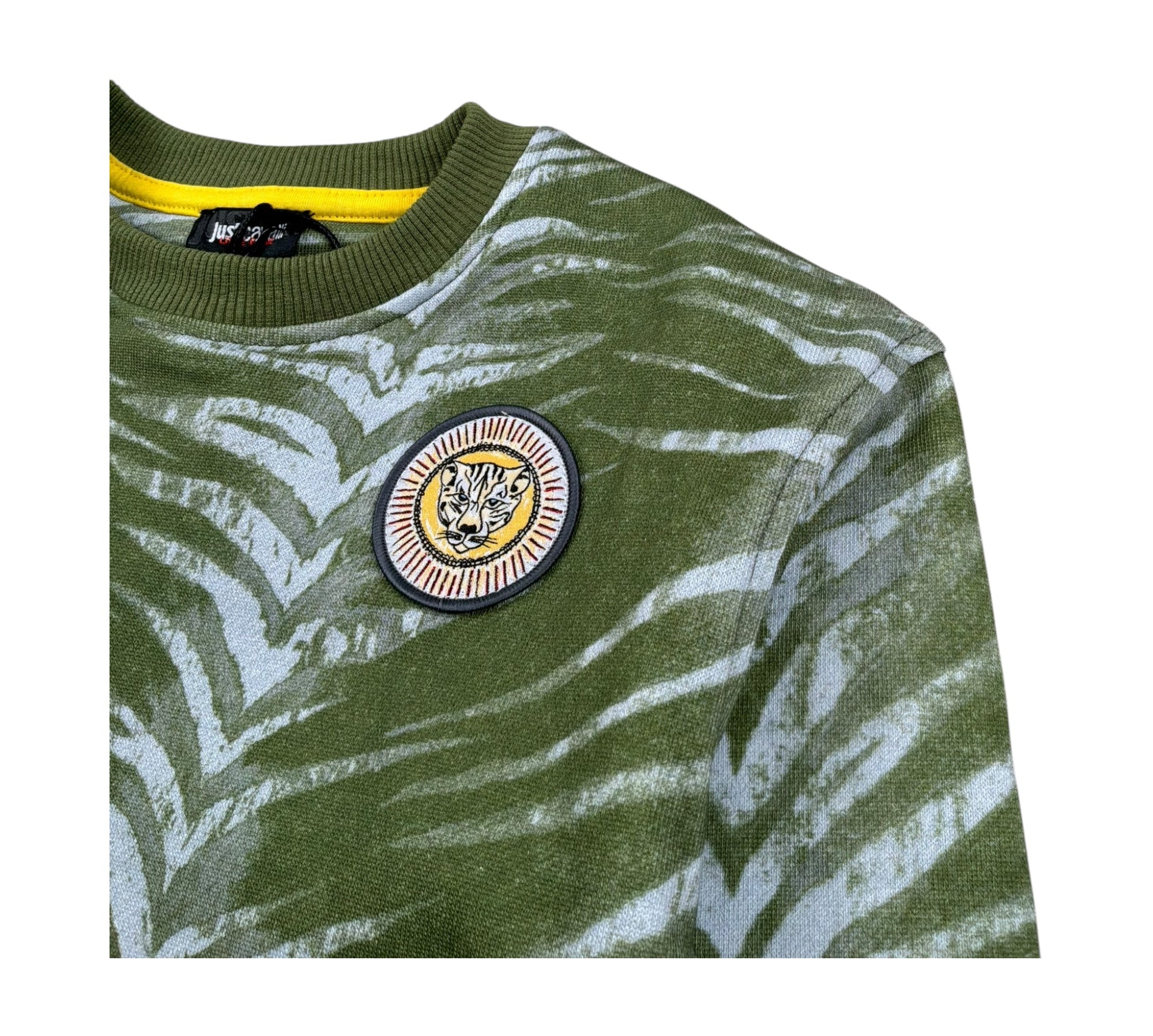 Just Cavalli Felpa Chiusa Fantasia  per Neonato JIP26079FE VERDE JUST CAVALLI 