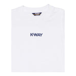 K-Way T-Shirt Girocollo Tinta Unita con Logo per Neonato K11613W BIANCO K-WAY 