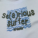 K-Way T-Shirt Girocollo Tinta Unita con Stampa per Bambino K1161YW BIANCO K-WAY 