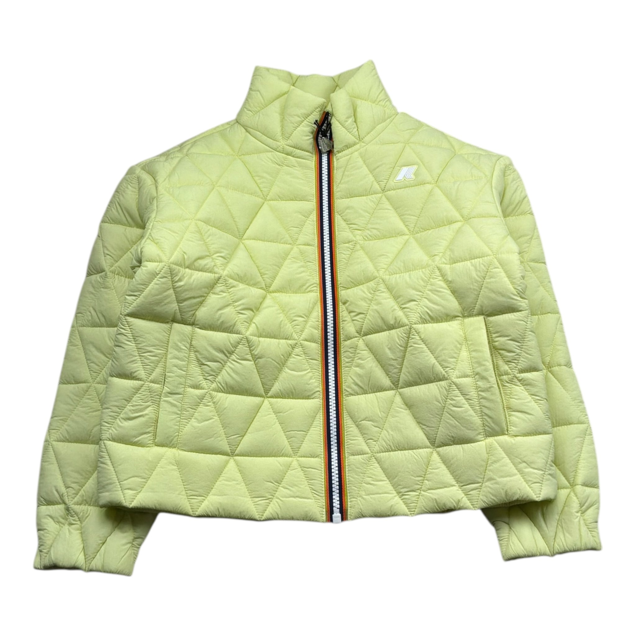 K-Way Giubbino Tinta Unita con Zip  per Bambino K21367W VERDE K-WAY 