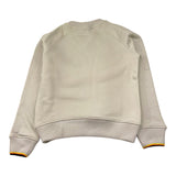 K-Way Maglia Tinta Unita Girocollo con Logo per Bambino K2148LW PANNA K-WAY 