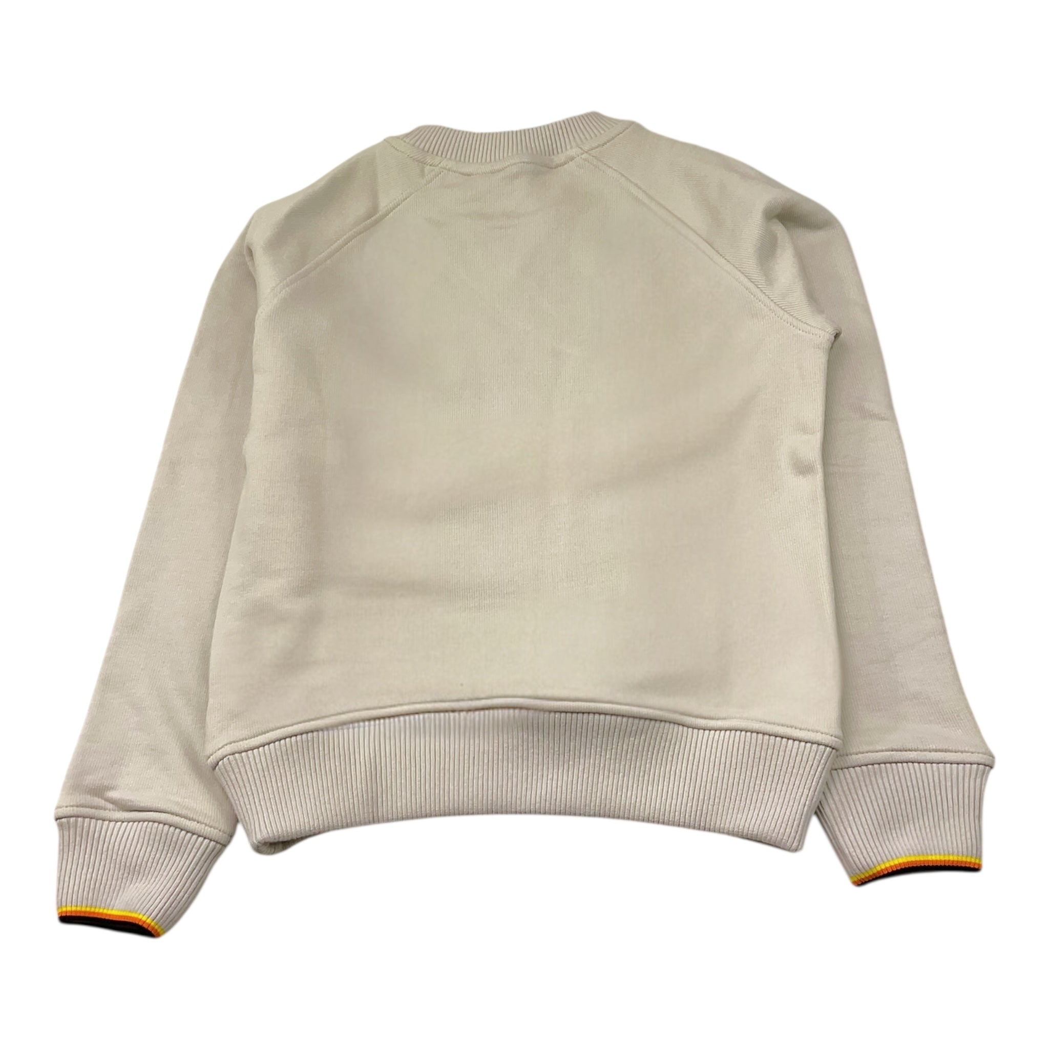 K-Way Maglia Tinta Unita Girocollo con Logo per Bambino K2148LW PANNA K-WAY 