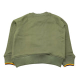 K-Way Maglia Tinta Unita Girocollo con Logo per Bambino K2148LW VERDE K-WAY 