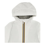 K-Way Giubbino Tinta Unita con Zip E Cappuccio per Bambina K2148NW BIANCO K-WAY 