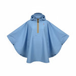 K-Way Mantella Tinta Unita con Zip E Cappuccio per Bambino K2148QW AZZURRO K-WAY 