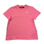 K-Way T-Shirt Girocollo Tinta Unita con Stampa per Bambina K2151LWW ROSA K-WAY 