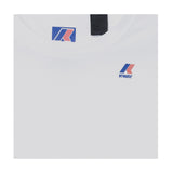 K-Way T-Shirt Girocollo tinta unita Cn Logo Bianco per Bambino K4114WWXXX BIANCO K-WAY 
