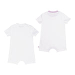 K-Way Set 2 Pagliaccetti Tinta Unita per Neonata K4124VWA BIANCO K-WAY 