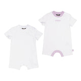 K-Way Set 2 Pagliaccetti Bicolore per Neonata K4124VWX BIANCO K-WAY 