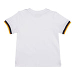 K-Way T-Shirt Tinta Unita Girocollo con Profili In Contrasto per Neonato K41319W BIANCO K-WAY 