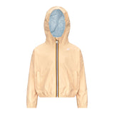 K-Way Giubbino Reversibile Bicolore con Cappuccio per Bambina K41337WX ARANCIONE/AZZURRO K-WAY 