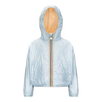 K-Way Giubbino Reversibile Bicolore con Cappuccio per Bambina K41337WX ARANCIONE/AZZURRO K-WAY 