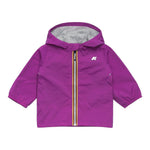 K-Way Giubbino Tinta Unita con Zip E Cappuccio per Neonata K4136IWX VIOLA K-WAY 