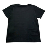K-Way T-Shirt Girocollo Tinta Unita con Logo per Bambino K4\\4WW NERO K-WAY 