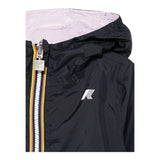 K-Way Giubbino Reversibile con Zip E Cappuccio per Bambina K61313WX BLU/ROSA K-WAY 