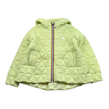 K-Way Giubbino Tinta Unita con Zip E Cappuccio per Bambina K6132LW VERDE K-WAY 