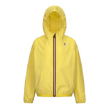 K-Way Giubbino Tinta Unita con Cappuccio per Bambino K61336 GIALLO K-WAY 