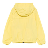 K-Way Giubbino Tinta Unita con Cappuccio per Bambino K61336WX GIALLO K-WAY 