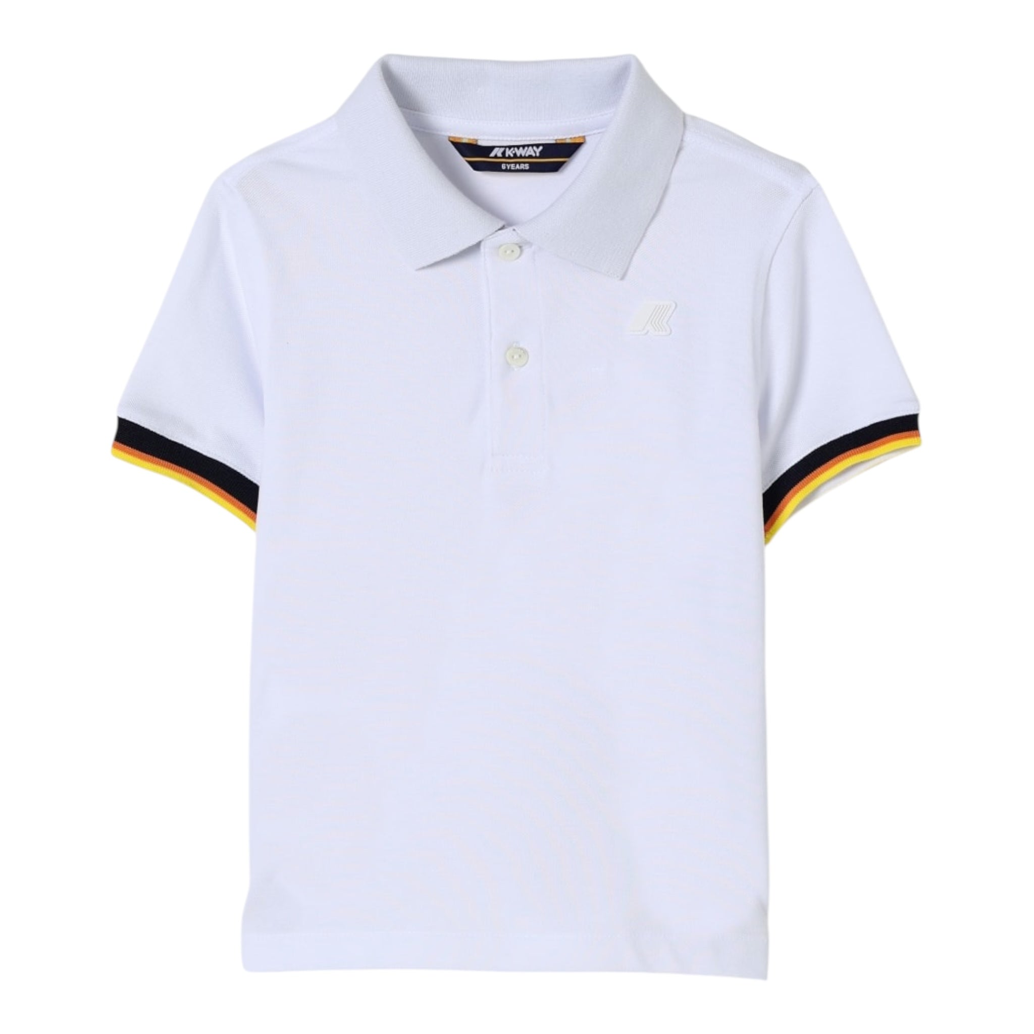 K-Way Polo Mezza Manica Tinta Unita per Neonato K71374WXX BIANCO K-WAY 