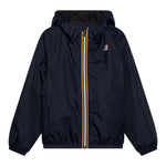 K-Way Giubbino Tinta Unita con Zip E Cappuccio per Bambino K81253WM BLU K-WAY 